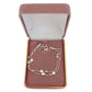 Silver Open Star Link Bracelet(2)