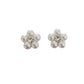 Silver Pearl Bead Communion Clip On Earrings