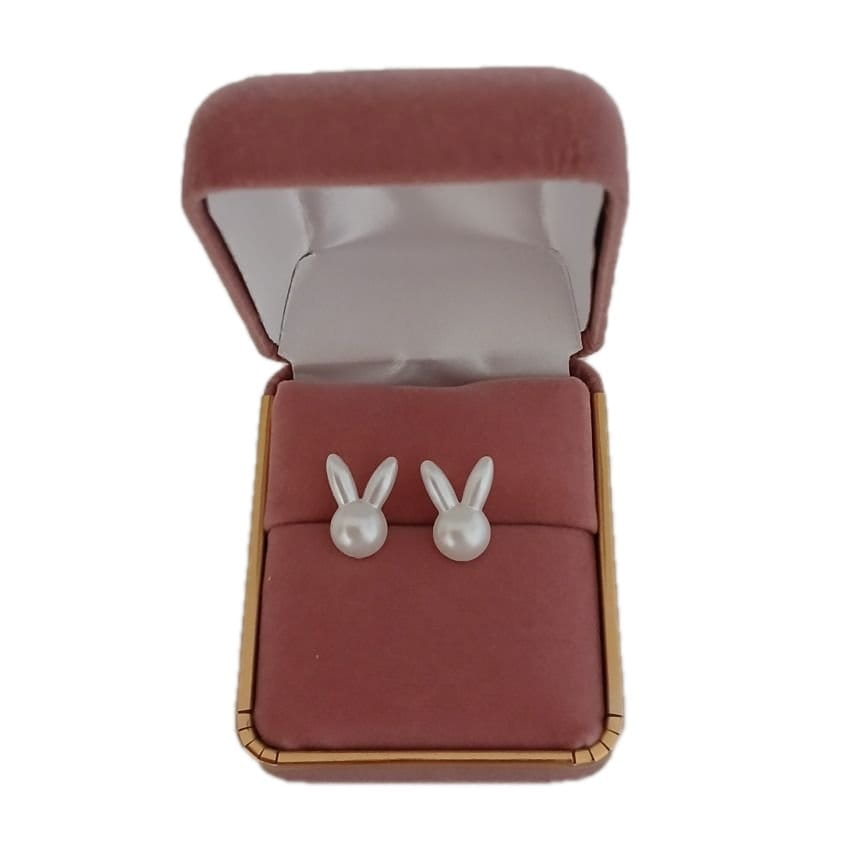 Silver Plated Bunny Rabbit Earrings(2)
