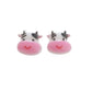 Silver Plated Fun Cow Earrings