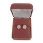 Silver Plated Kids White Daisy Earrings(2)