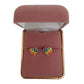 Silver Rainbow Heart Childrens Stud Earrings(2)