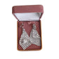 Silver Shimmer Clip On Earrings(2)