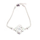 Silver Bracelet with A Flower Centre