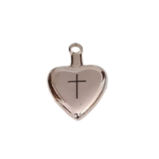 Simple Cross Cremation Ashes Locket