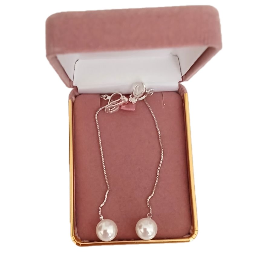 Single Pearl Drop Clip On Earrings(2)