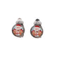 Small Christmas Scene Clip On Earrings