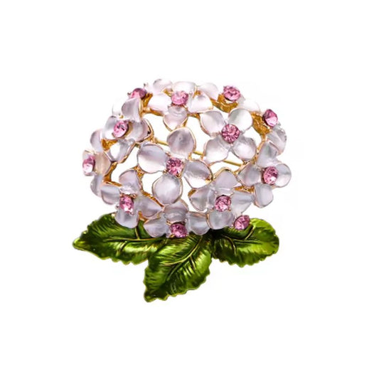 Small Crystal flower Bouquet Brooch