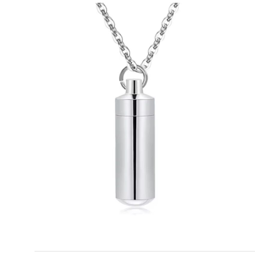 Small Cylinder Ashes Locket