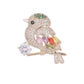 Small Diamante Bird Ladies Brooch