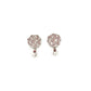 Small Diamante Stud Clip On Earrings