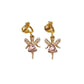 Small Pink Fairy Clip On Earrings