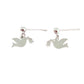 Small Stainless Steel Dove Earrings