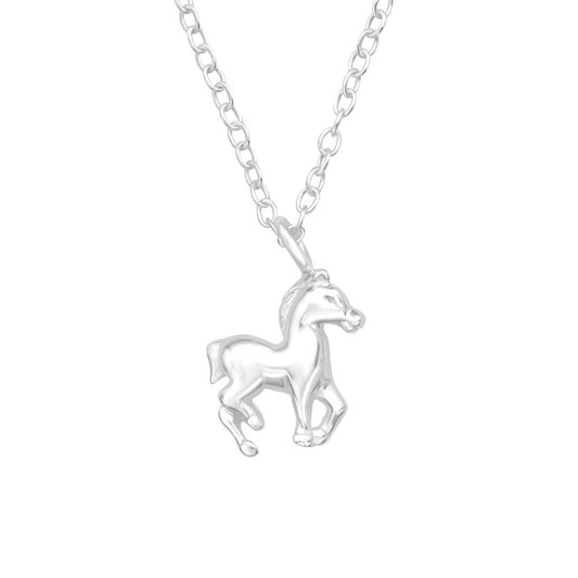 Small Sterling Silver Horse Pendant