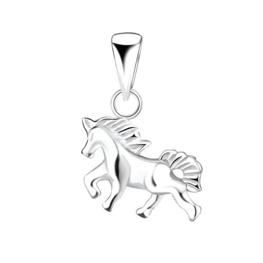 Small Sterling Silver Horse Pendant