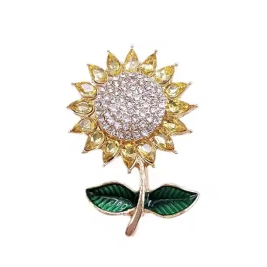 Small Sunflower Pin Brooch