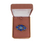 Small Blue Diamante Brooch(2)
