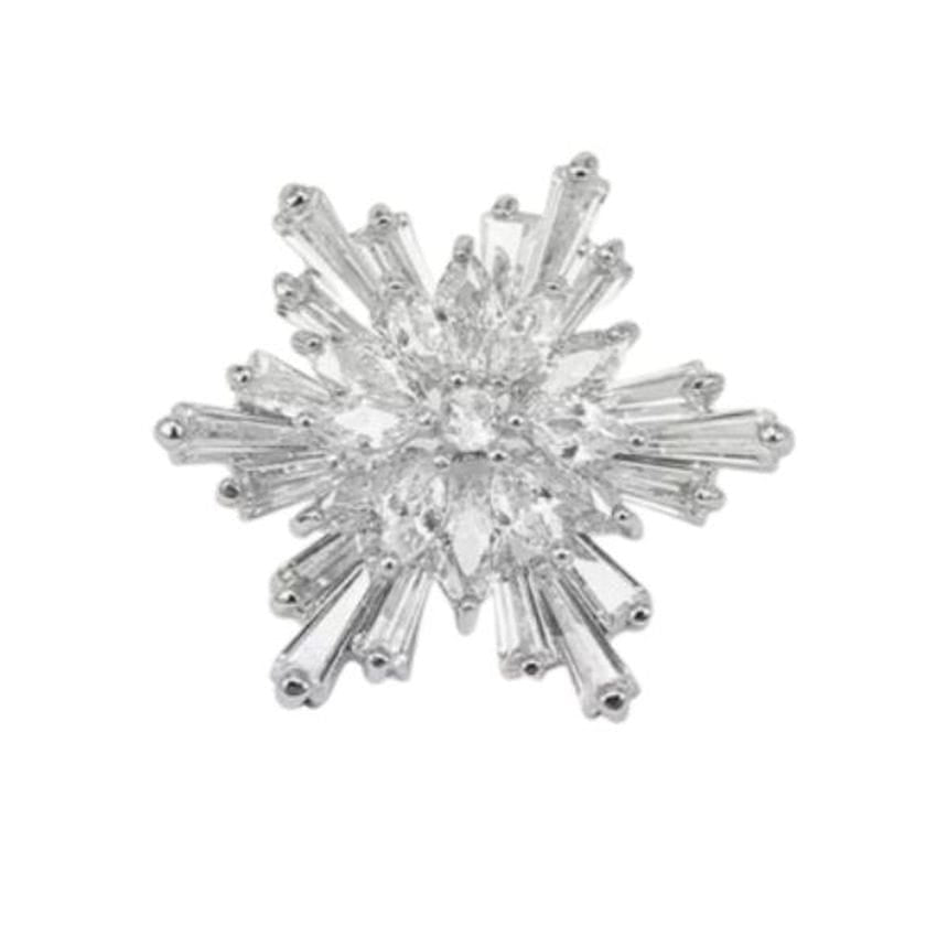 Small Christmas Snowflake Brooch