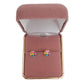 Small Coloured Sterling Silver Flower Earrings(2)