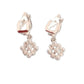 Small Crystal And Pearl Clip On Earrings