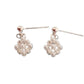 Small Crystal And Pearl Stem Earrings