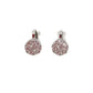 Small Diamante Stud Clip On Earrings