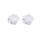 Small Flower Communion Clip On Earrings