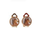 Small Round Horse Clip On Earrings