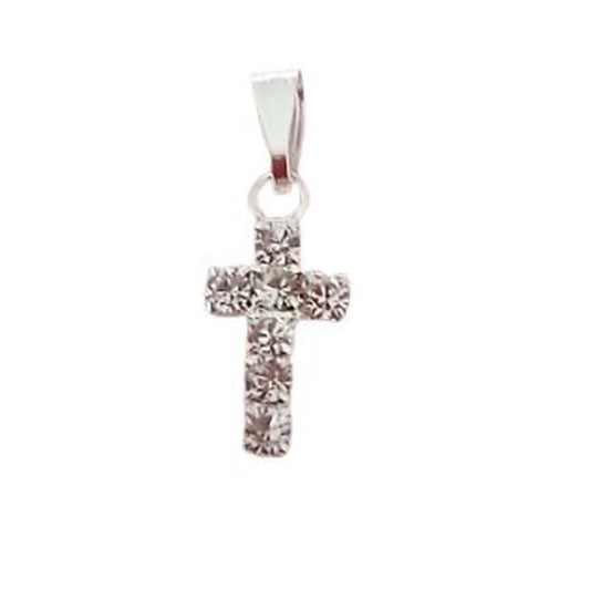Small Silver Plated Cross Pendant