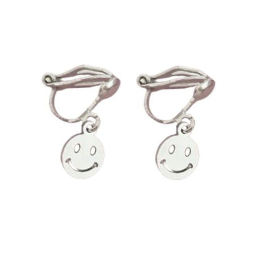 Smiley Childrens Clip On Earrings