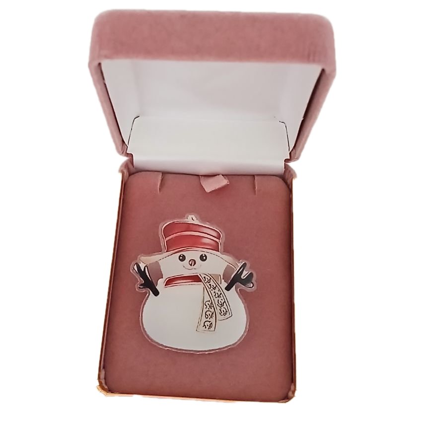 Fun Acrylic Christmas Brooch