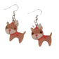 Sparkly Reindeer Christmas Earrings