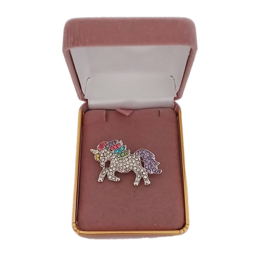 Sparkly Unicorn Fashion Brooch(2)