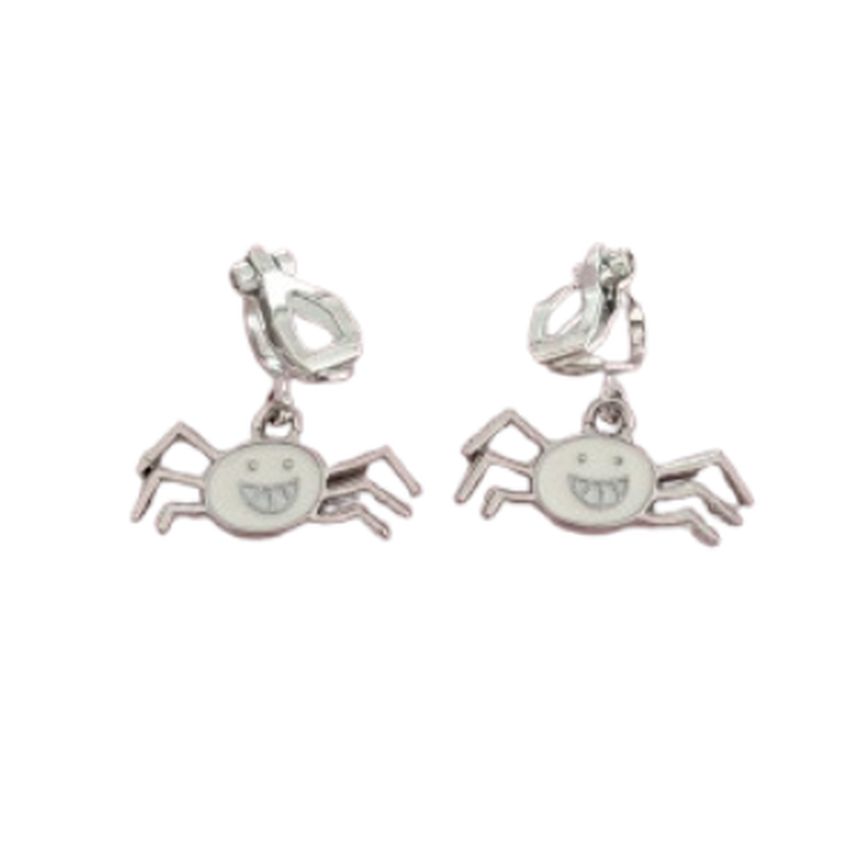 Spider Halloween Clip On Earrings