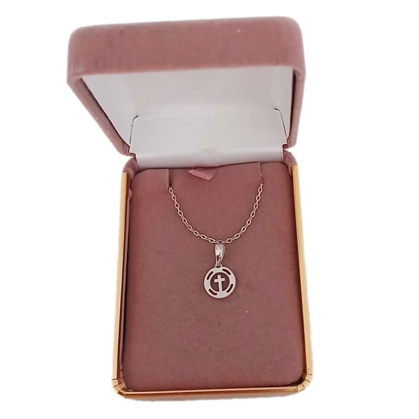 Stainless Steel Cross Centre Necklace(2)