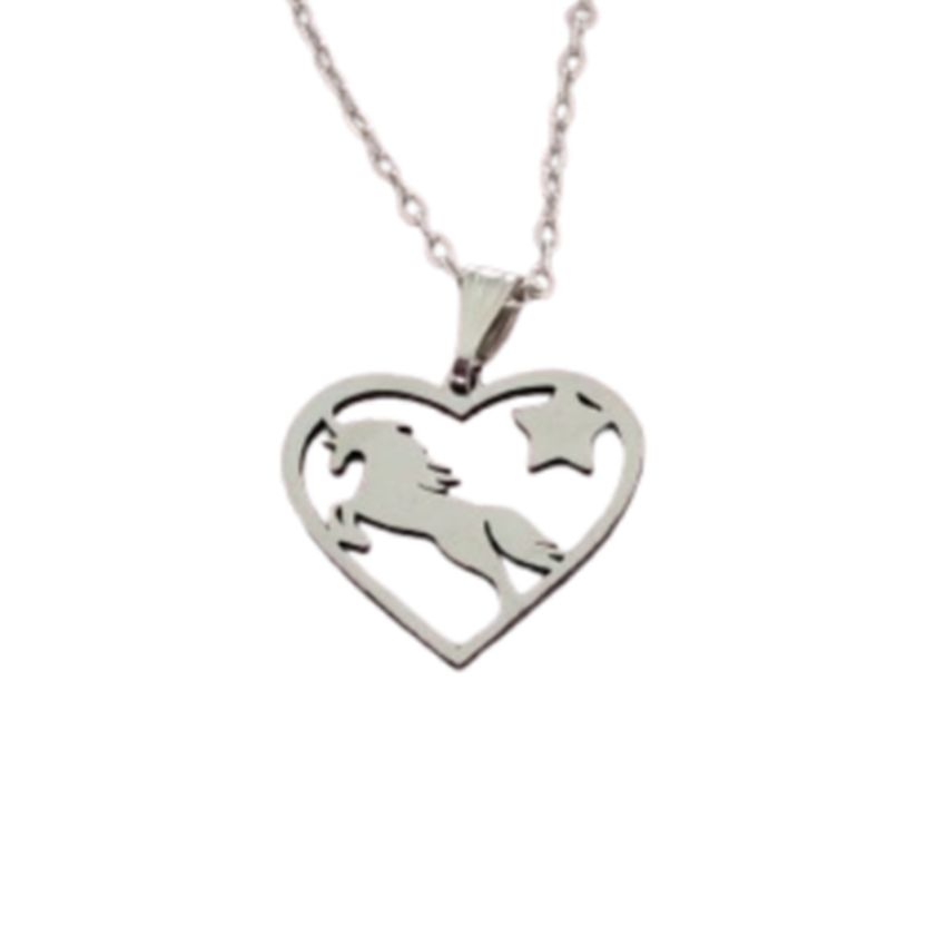 Stainless Steel Horse Pendant