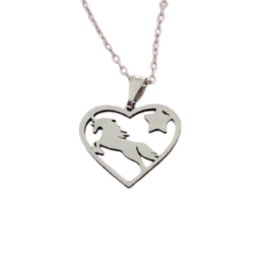 Stainless Steel Horse Pendant