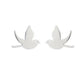 Stainless Steel Dove Confirmation Earrings