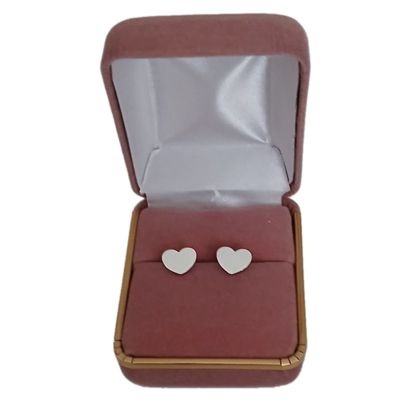 Stainless Steel Heart Earrings