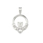 Sterling Silver Claddagh Pendant