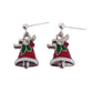 Sterling Silver Drop Christmas Bells Earrings
