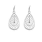 Sterling Silver Filigree Dangly Earrings