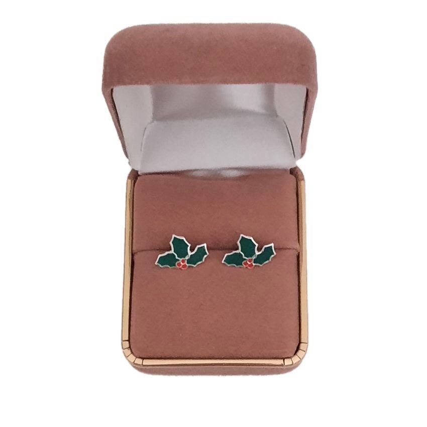 Sterling Silver Holly Girls Earrings(2)