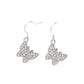 Sterling Silver Hook Butterfly Earrings