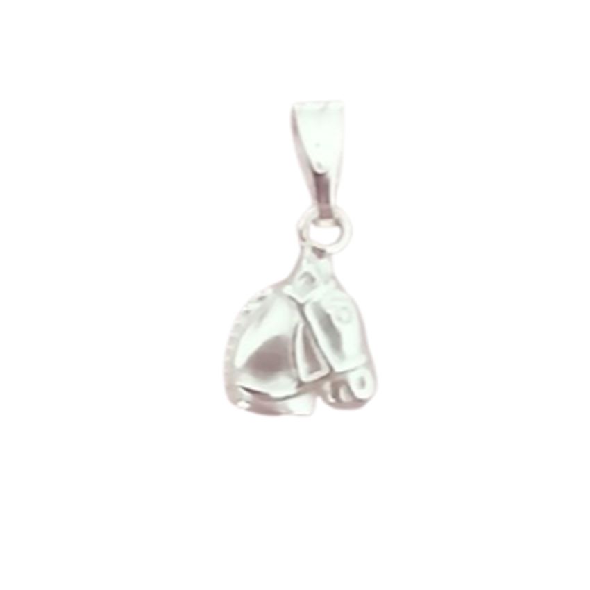 Sterling Silver Horses Head Pendant