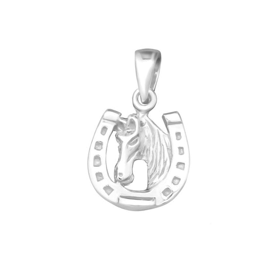 Sterling Silver Horseshoe Pendant