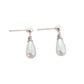 Sterling Silver Kids Drop Pearl Earrings