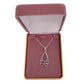 Sterling Silver Marcasite Drop Necklace(2)