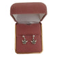 Sterling Silver Oxidised Angel Earrings(2