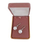 Sterling Silver Pearl Dangly Earrings(2)